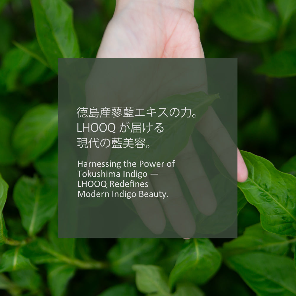 徳島産蓼藍エキスの力。LHOOQが届ける現代の藍美容。
