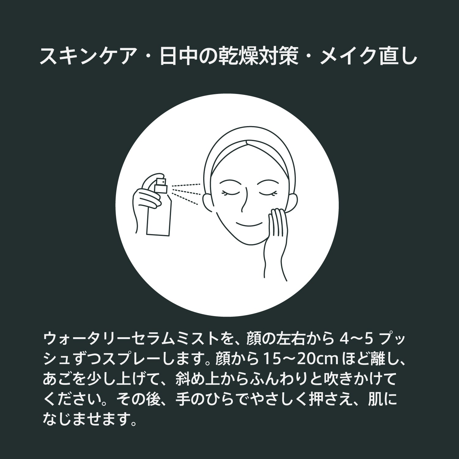ミスト美容液で艶肌体験・ウォータリーセラムミスト｜LHOOQ公式