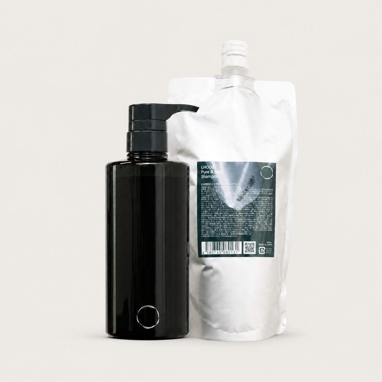 Pure & Raw Shampoo Bottle & Refill Set